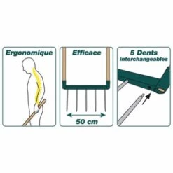 Griffe Leborgne BIOGRIF NaturRovert 50 Cm - 320301 -Promos Jardin Moteur Magasin AFD 128611