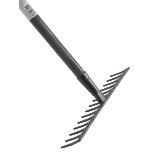 Râteau De Jardin à Douille Ouverte Avec Dents Droites En Acier Mermier 1 Râteau De Jardin à Douille Ouverte Avec Dents Droites En Acier Mermier
